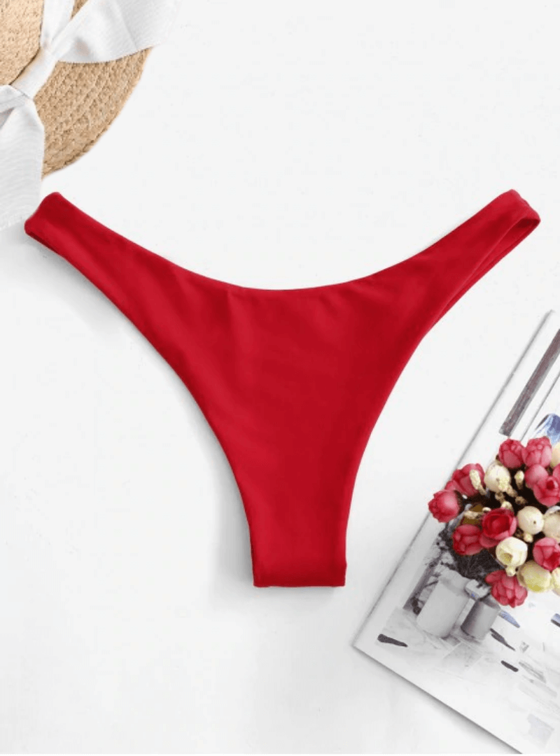 Denver Thong Bottoms -  Sexy Beaches Swimwear   , Check out our red cheeky bikini selection for the very best in unique or custom, cheeky red thong bottoms