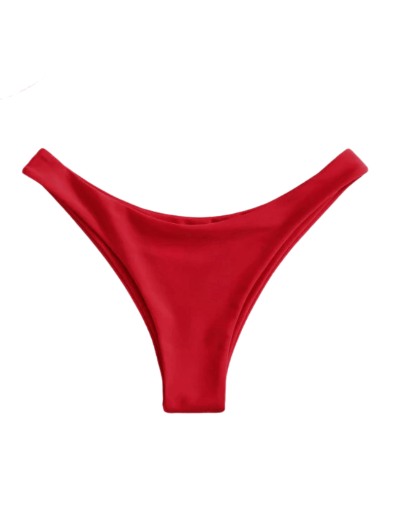 Denver Thong Bottoms -  Sexy Beaches Swimwear   , Check out our red cheeky bikini selection for the very best in unique or custom, cheeky red thong bottoms