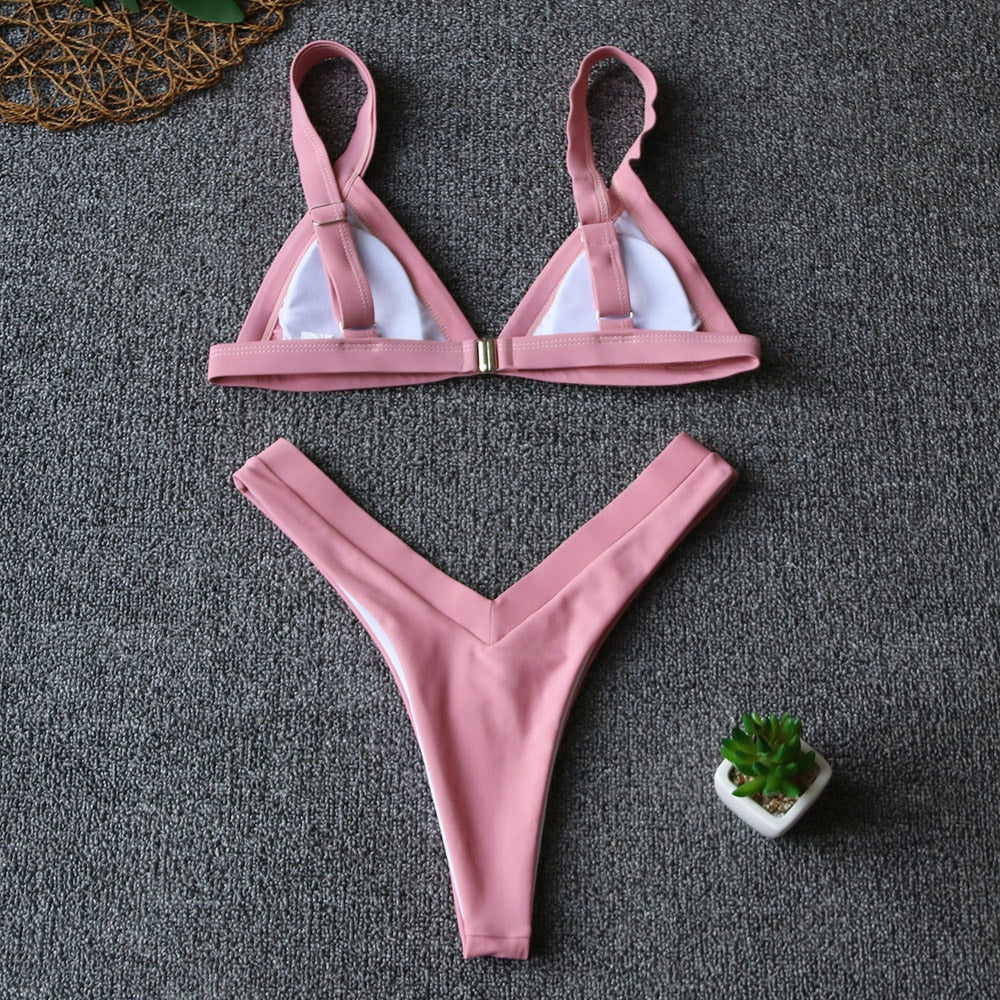 Skylar Thong Bikini - Sexy Beaches Swimwear