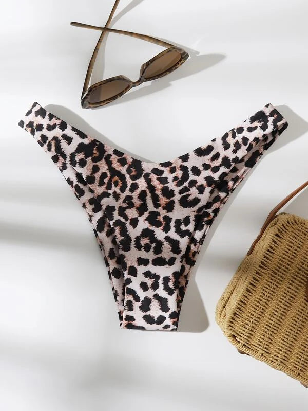 Cheeky Leopard Bikini Bottoms