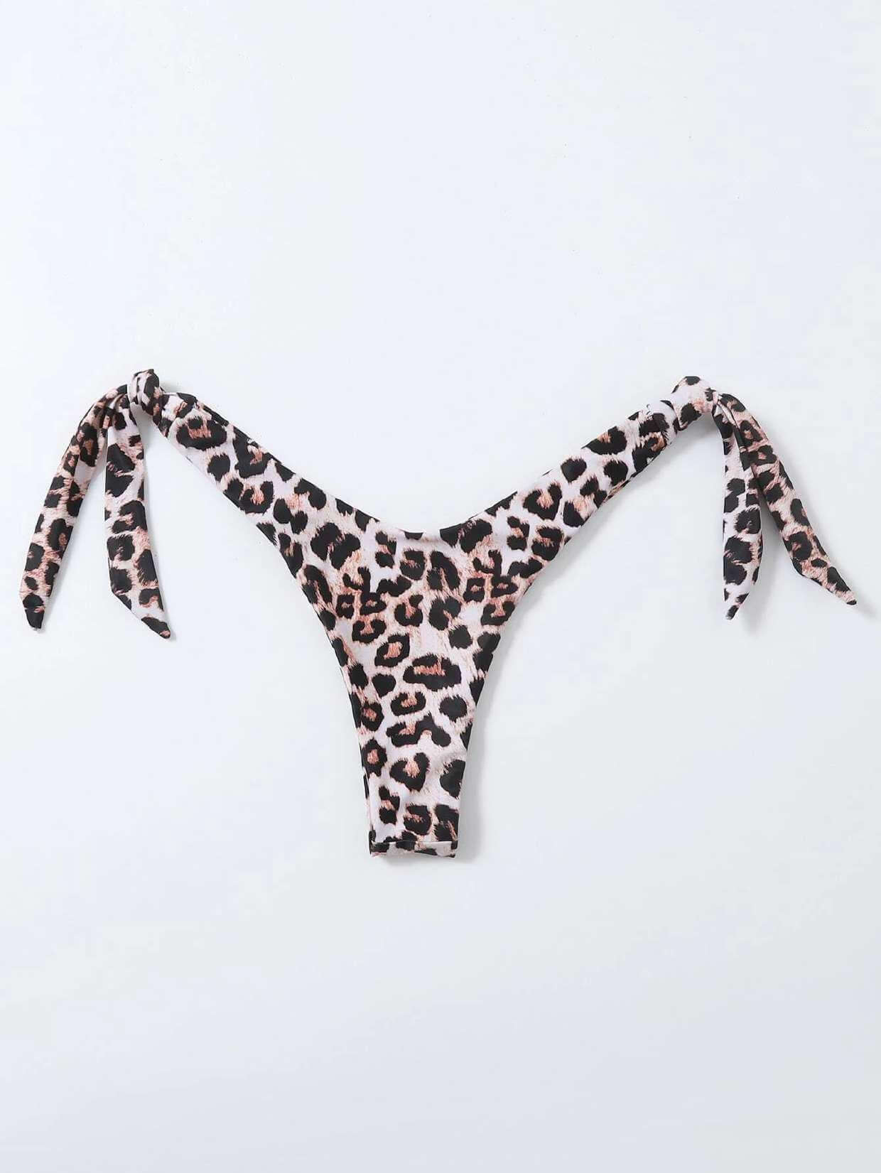 Beach Leopard Cheeky Bikini Bottoms | Shop Bikini Swimwear